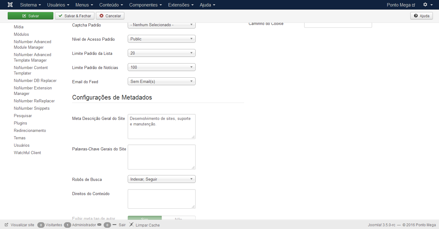 feed config global